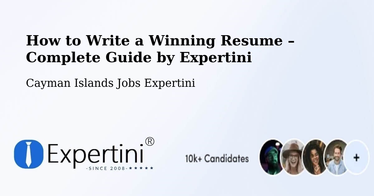 Resume Writing Guide for Job Seekers – Hell - Hell, Cayman Islands Jobs Expertini