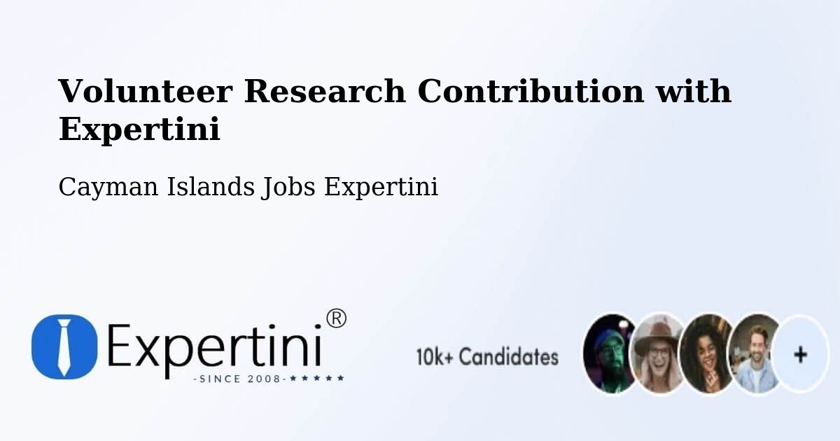 Volunteer Research Contribution Program – Hell - Cayman Islands Jobs Expertini
